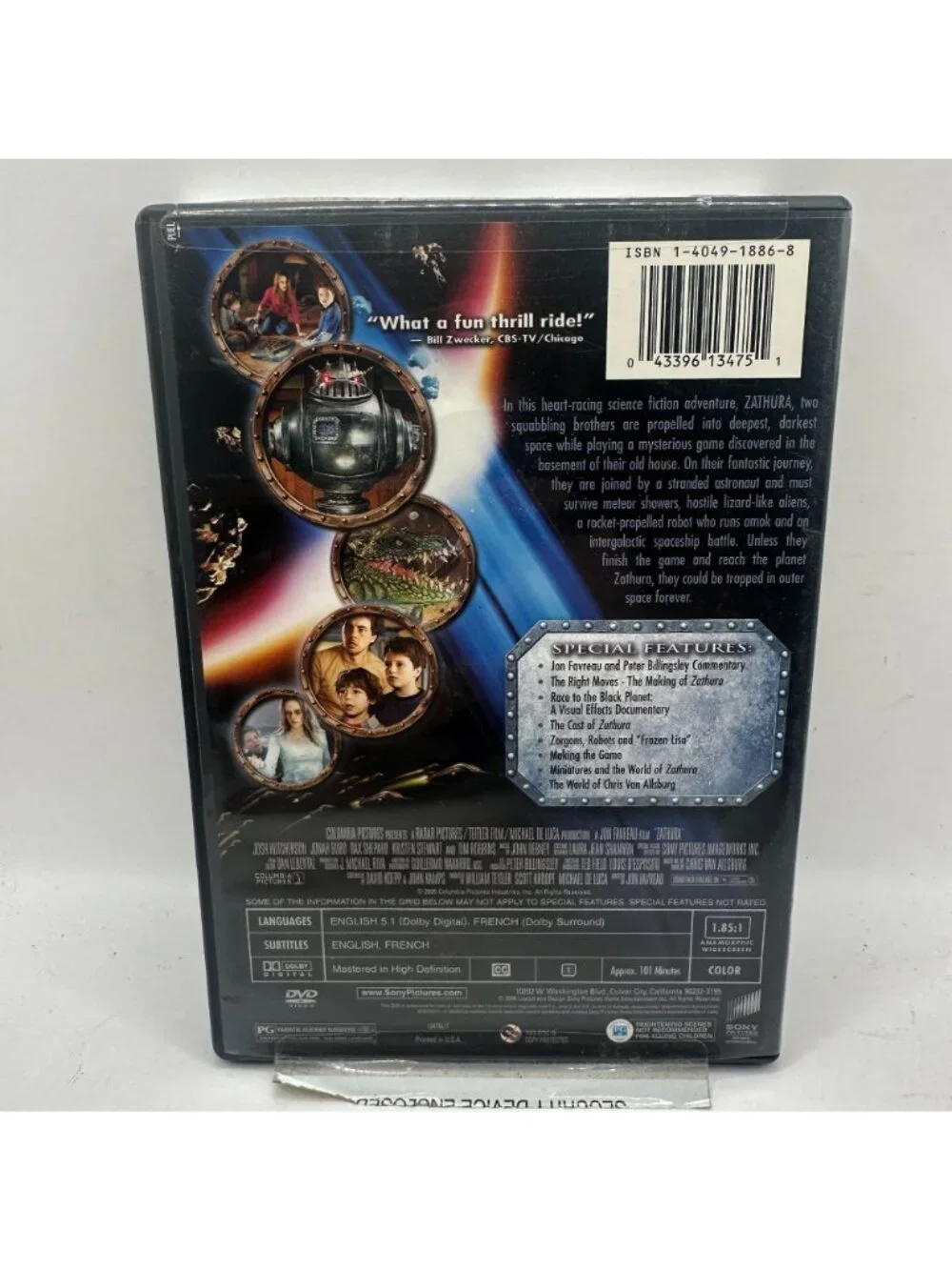 Zathura Special Edition PG Adventure Josh Hutcherson Kristen Stewart Sony DVD